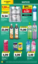 Gazetka promocyjna Lidl - GAZETKA - Gazetka - ważna od 30.09 do 30.09.2023 - strona 36 - produkty: Kurkuma, Sok, Gin, Napój energetyczny, Oleofarm, Red Bull, Kawa, Napoje, Napój gazowany, Oshee, Fanta, Woda mineralna, Woda, Napój, Cisowianka, Oleo, Olej, Imbir, Fa