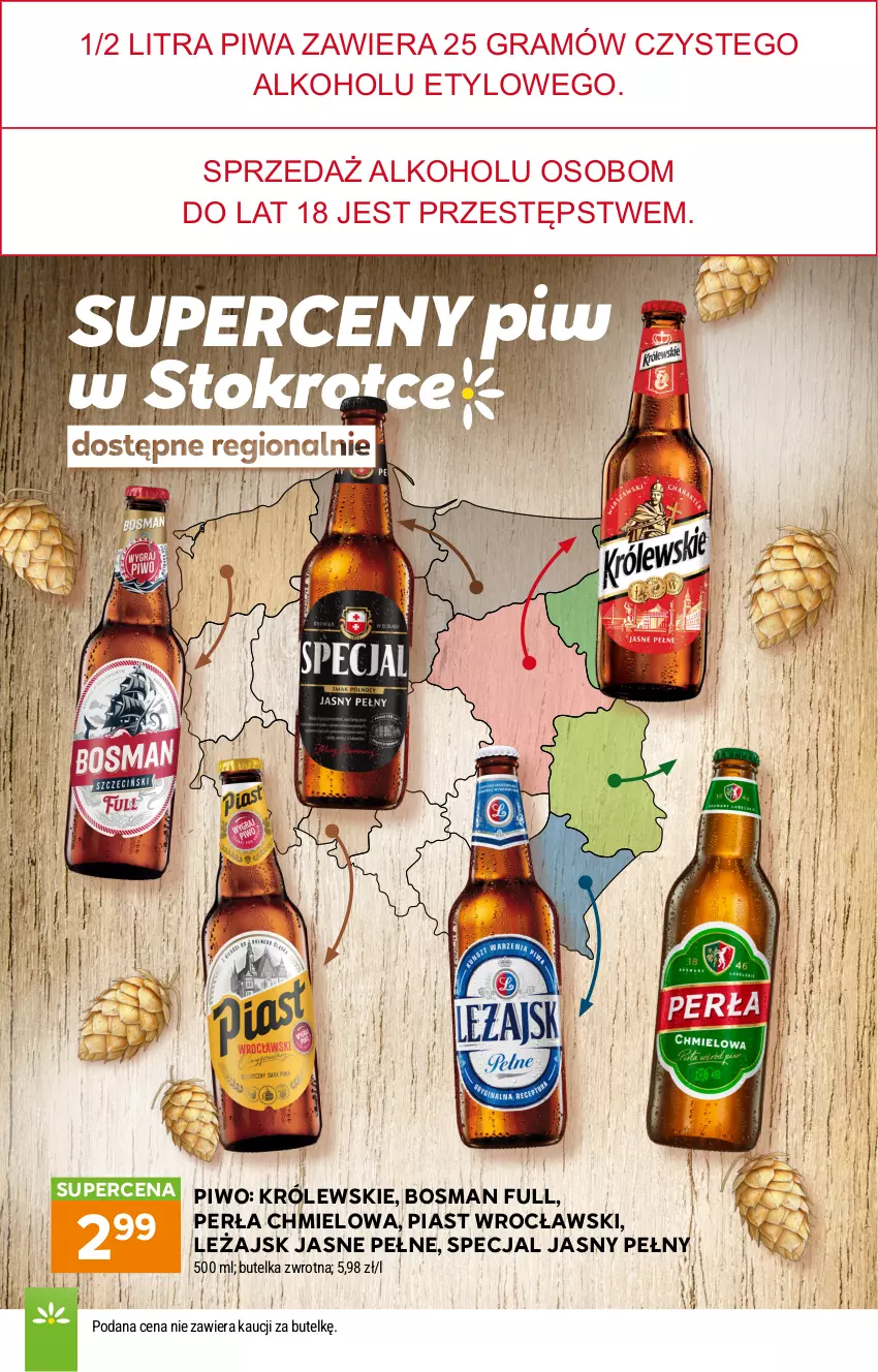 Gazetka promocyjna Stokrotka - Wielki przewrót cenowy! - ważna 14.05 do 31.08.2026 - strona 23 - produkty: Gra, Królewski, Perła, Piast, Piwa, Piwo