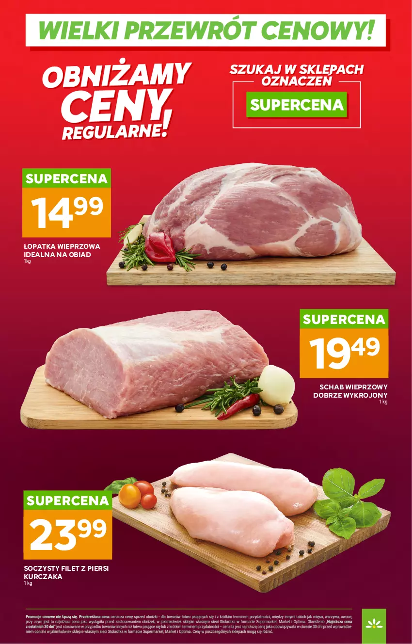Gazetka promocyjna Stokrotka - Wielki przewrót cenowy! - ważna 14.05 do 31.08.2026 - strona 4 - produkty: Filet z piersi kurczaka, Kurczak, Schab wieprzowy