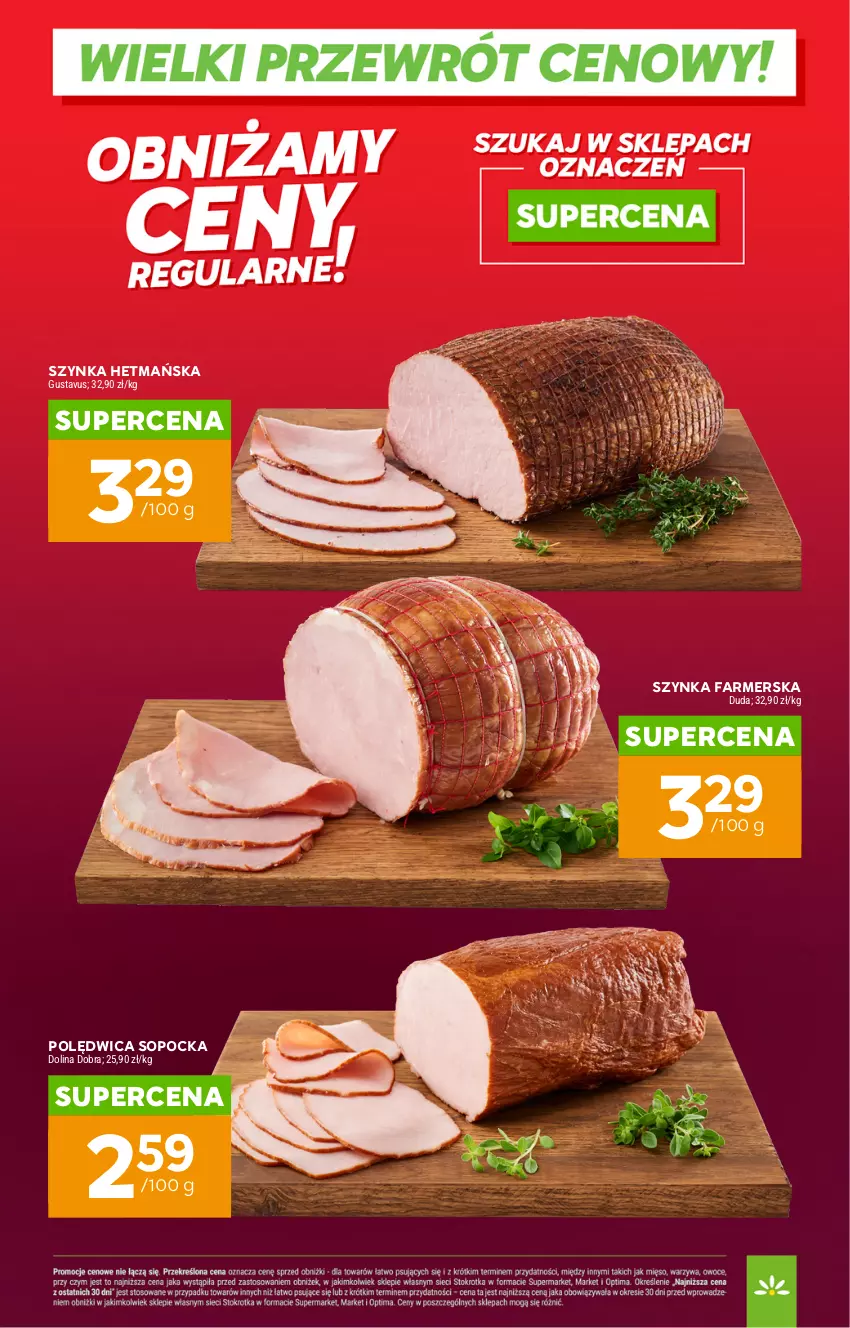 Gazetka promocyjna Stokrotka - Wielki przewrót cenowy! - ważna 14.05 do 31.08.2026 - strona 6 - produkty: Duda, Fa, Polędwica, Szynka, Szynka farmerska