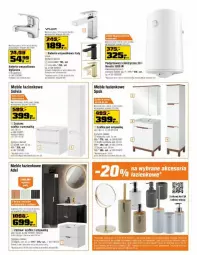 Gazetka promocyjna Obi - Gazetka - ważna od 24.10 do 24.10.2023 - strona 6 - produkty: Bateria umywalkowa, Ser, Szafka pod umywalkę, Słupek, Meble łazienkowe, Szafka, Bateria, Meble