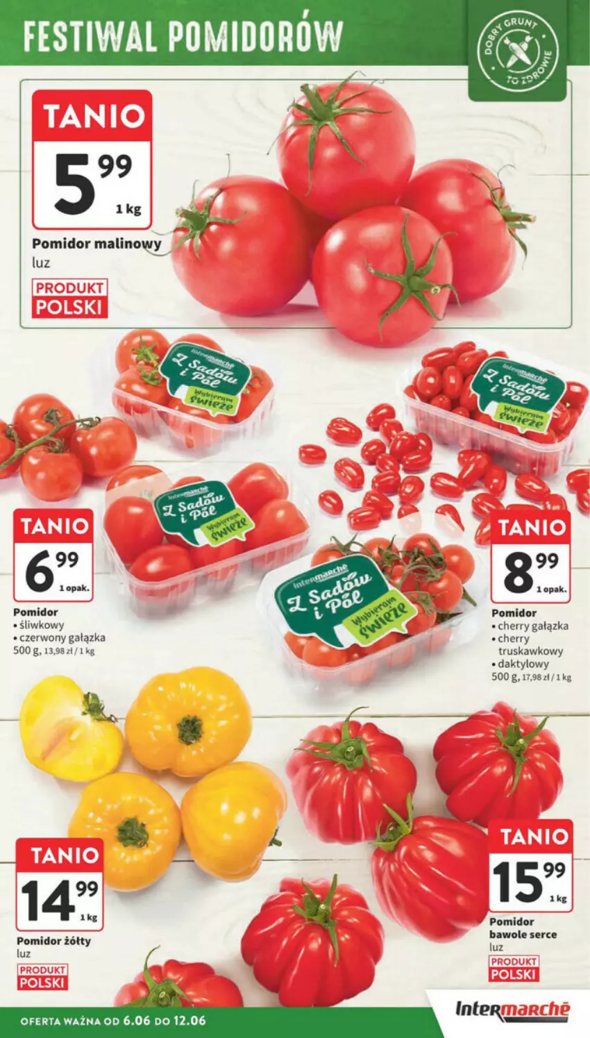 Gazetka promocyjna Intermarche - ważna 10.06 do 12.06.2024 - strona 10 - produkty: Pomidor malinowy, Ser