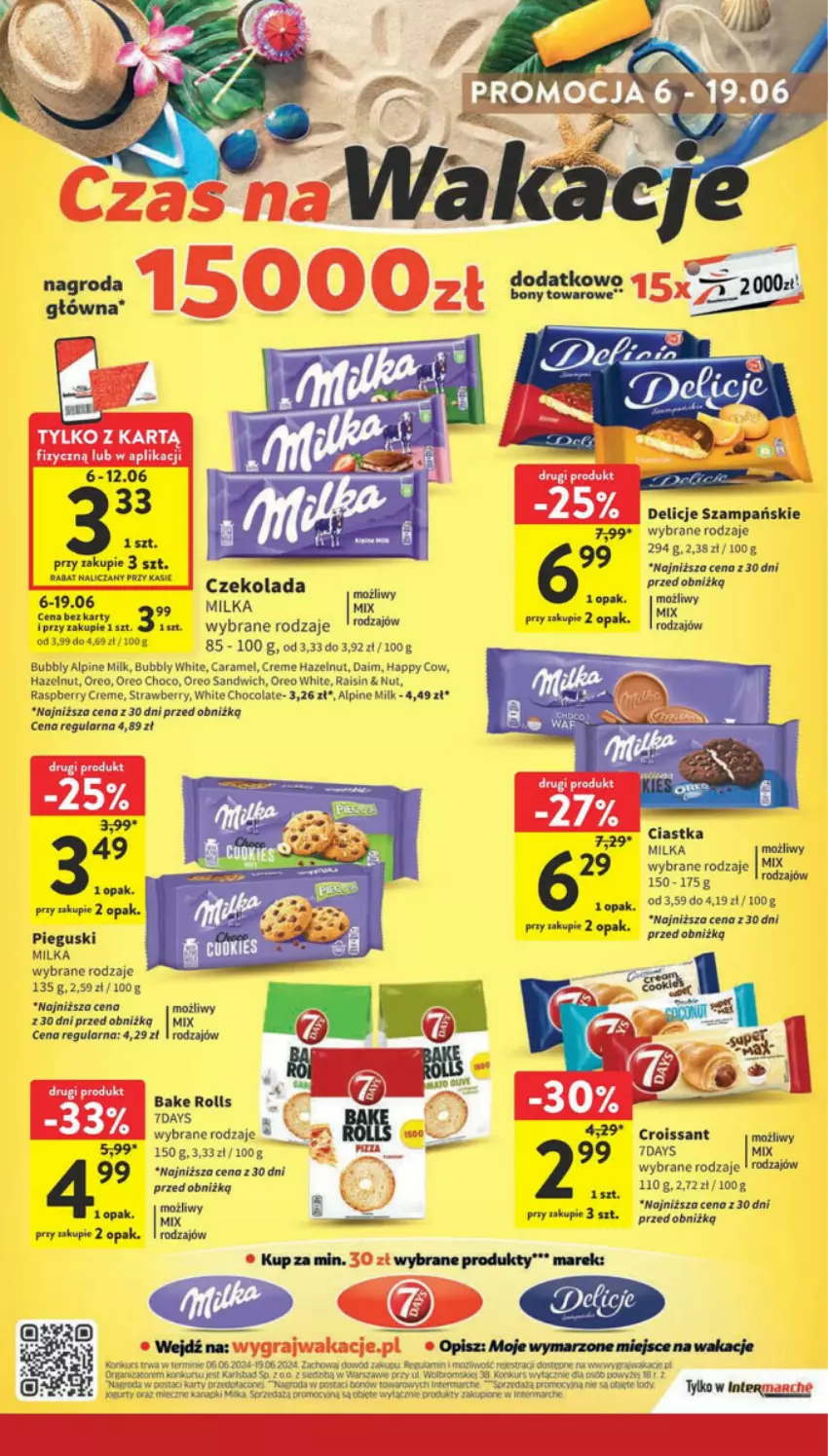 Gazetka promocyjna Intermarche - ważna 10.06 do 12.06.2024 - strona 31 - produkty: Bake Rolls, Ciastka, Croissant, Czekolada, Delicje, Fa, Milka, Oreo