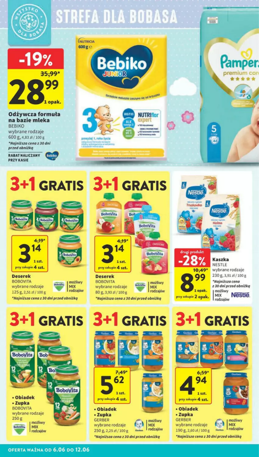 Gazetka promocyjna Intermarche - ważna 10.06 do 12.06.2024 - strona 38 - produkty: Bebiko, Deser, Gerber, Gra, Rum, Ser, Serek