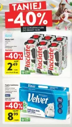 Gazetka promocyjna Intermarche - Gazetka - ważna od 12.06 do 12.06.2024 - strona 46 - produkty: Papier, Papier toaletowy, Velvet, Mleko