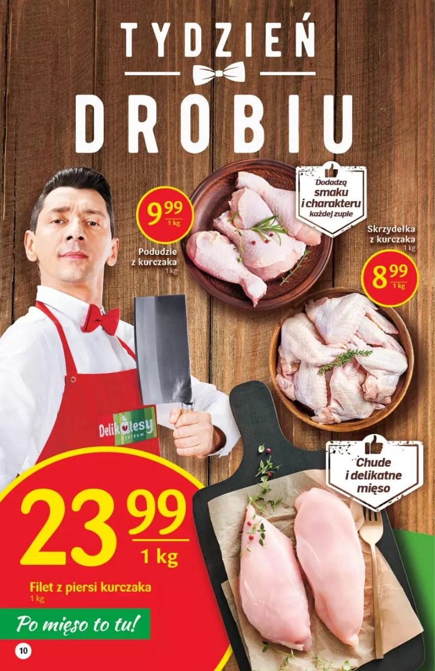 Gazetka promocyjna Delikatesy Centrum - Gazetka DC33 - ważna 25.08 do 31.08.2022 - strona 10 - produkty: Kurczak, Mięso, Podudzie z kurczaka