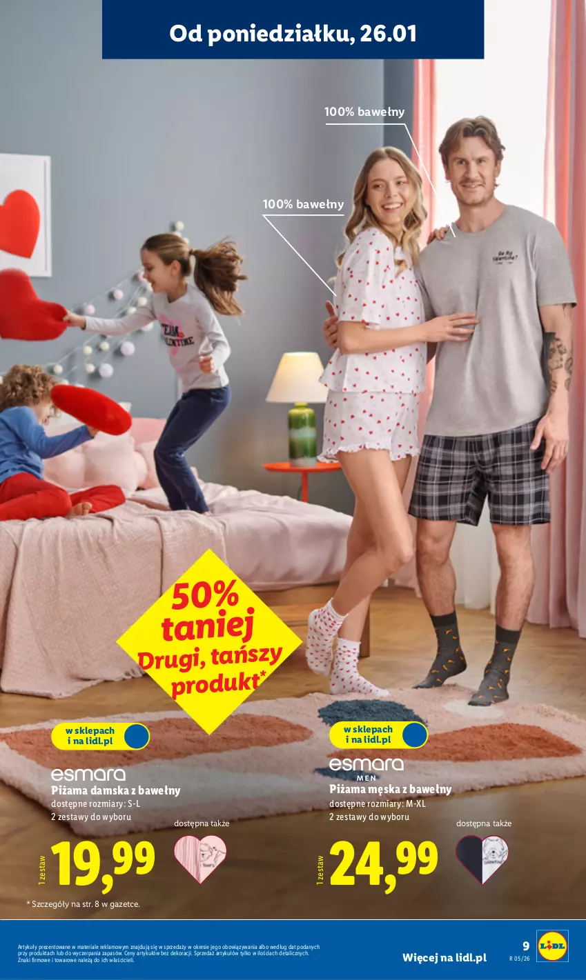 Gazetka promocyjna Lidl - GAZETKA - ważna 26.01 do 31.01.2026 - strona 9 - produkty: Piżama