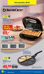 Gazetka promocyjna Lidl - GAZETKA - Gazetka - ważna od 31.01 do 31.01.2026 - strona 28 - produkty: Silvercrest, Grill kontaktowy, Kuchnia, Gofrownica, Opiekacz do kanapek, Płyta, Gofry, Patelnia, Grill