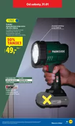 Gazetka promocyjna Lidl - GAZETKA - Gazetka - ważna od 31.01 do 31.01.2026 - strona 41 - produkty: Parkside, Ser, Rum, Przewód, Lampa, Akumulator