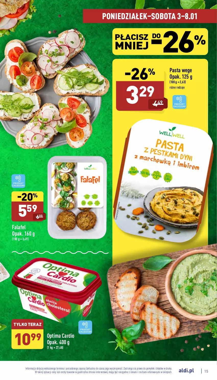 Gazetka promocyjna Aldi - Pełny katalog - ważna 03.01 do 08.01.2022 - strona 15 - produkty: Fa, Optima, Optima Cardio, Tera