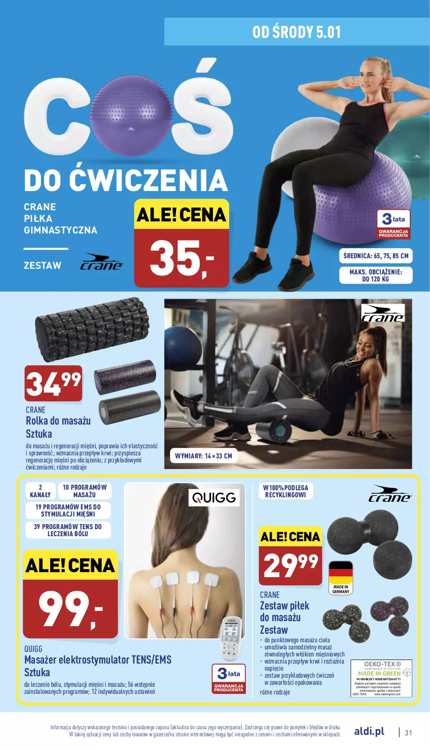 Gazetka promocyjna Aldi - Pełny katalog - ważna 03.01 do 08.01.2022 - strona 31 - produkty: Gra, Masażer