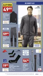 Gazetka promocyjna Aldi - Pełny katalog - Gazetka - ważna od 08.01 do 08.01.2022 - strona 33 - produkty: Karp, Bluza polarowa, Tarka, LANA, Wełna, Bateria, Spodnie, Latarka, Bluza