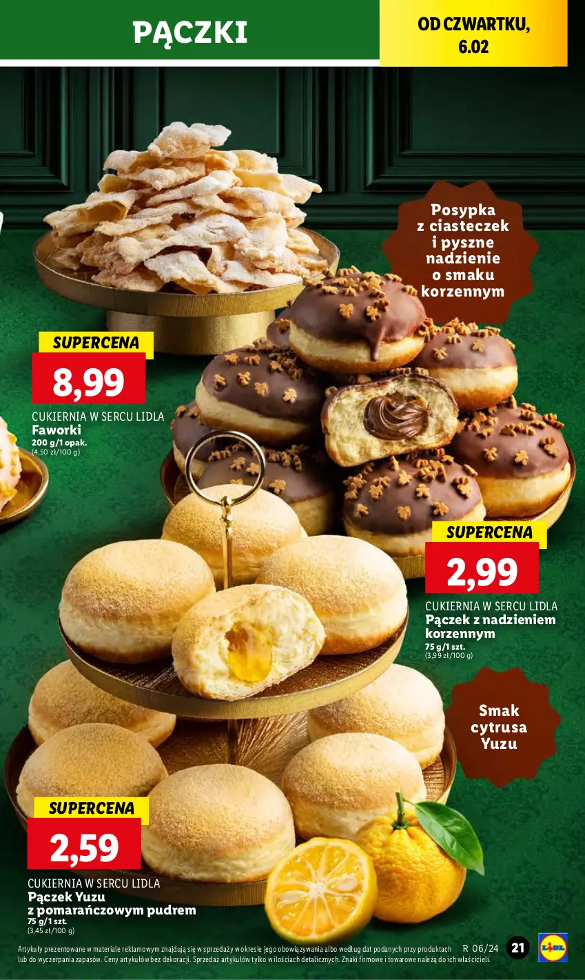 Gazetka promocyjna Lidl - GAZETKA - ważna 06.02 do 08.02.2025 - strona 27 - produkty: Cukier, Fa, Faworki, Pączek, Ser