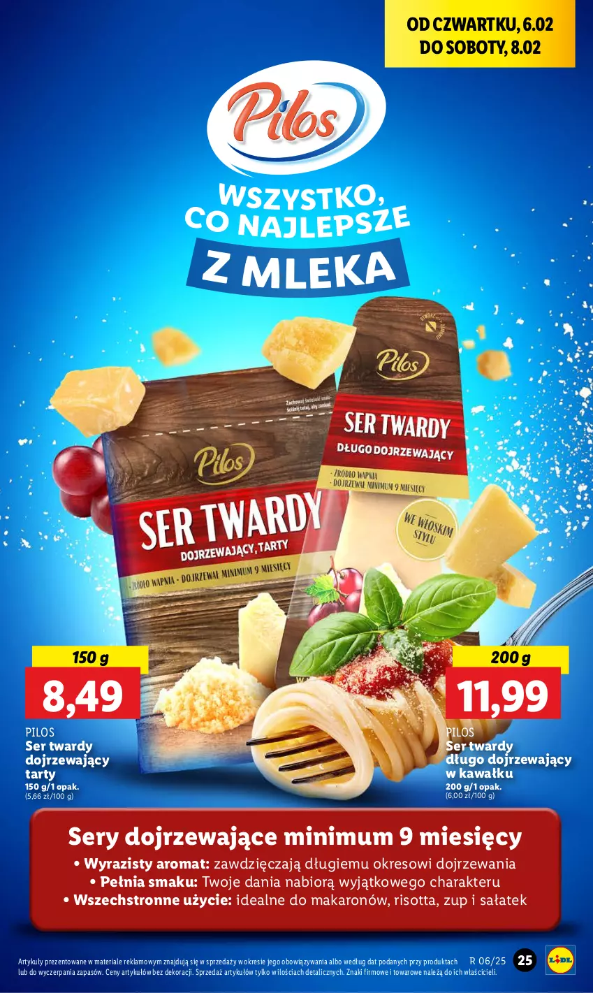 Gazetka promocyjna Lidl - GAZETKA - ważna 06.02 do 08.02.2025 - strona 31 - produkty: Kawa, Makaron, Pilos, Sałat, Ser