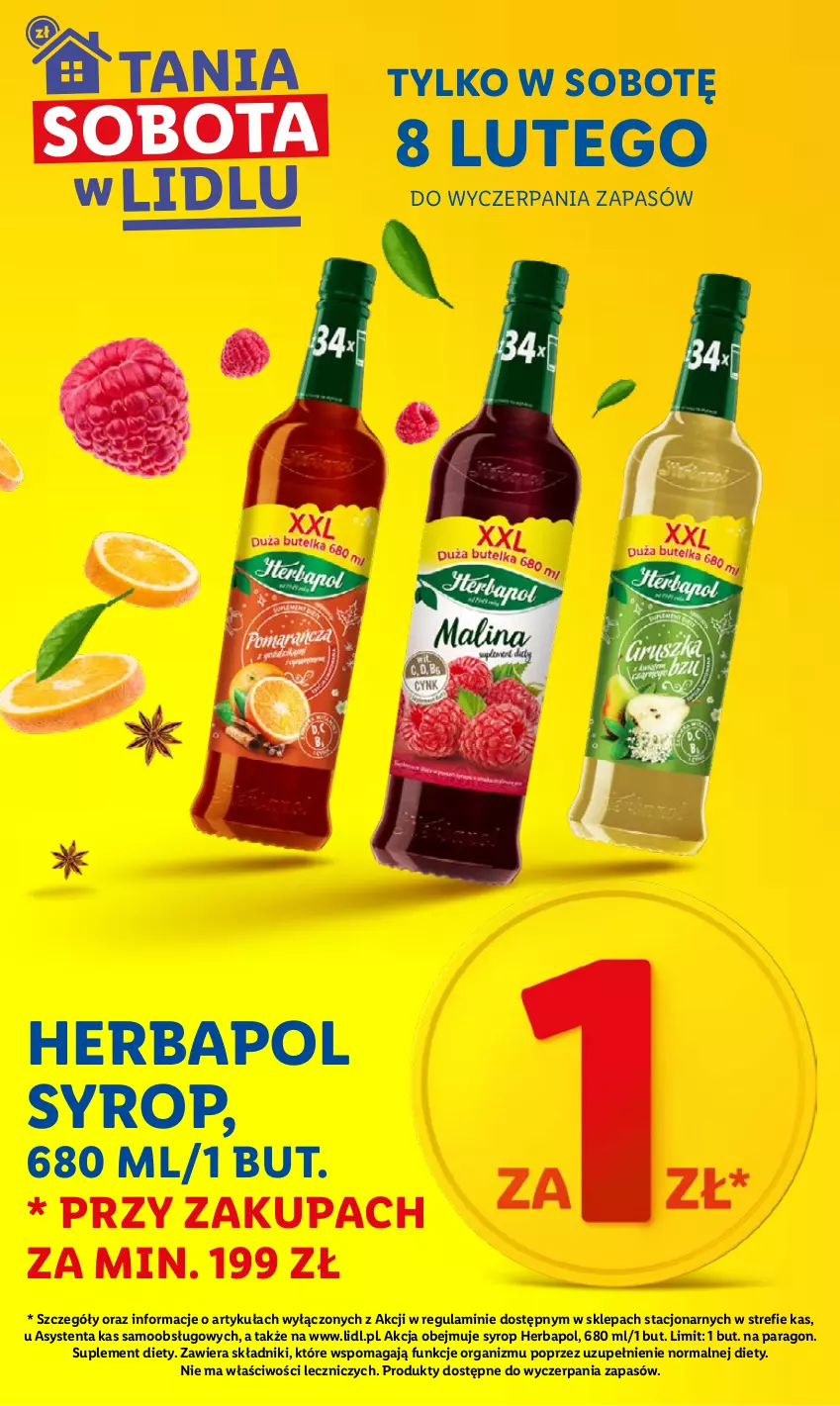 Gazetka promocyjna Lidl - GAZETKA - ważna 06.02 do 08.02.2025 - strona 6 - produkty: Herbapol, Suplement diety, Syrop, Znicz