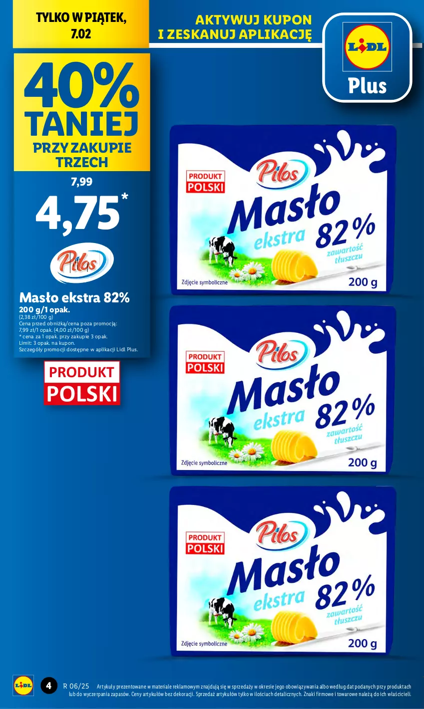 Gazetka promocyjna Lidl - GAZETKA - ważna 06.02 do 08.02.2025 - strona 8 - produkty: Masło