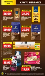 Gazetka promocyjna Lidl - GAZETKA - Gazetka - ważna od 08.02 do 08.02.2025 - strona 40 - produkty: Tchibo, Torebka, Kawa rozpuszczalna, BIC, Kawa ziarnista, Bell, Chia, Kawa mielona, Kawa, Teekanne, Tchibo Family, Dolce Gusto, Bella, Fa