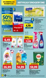 Gazetka promocyjna Lidl - GAZETKA - Gazetka - ważna od 08.02 do 08.02.2025 - strona 54 - produkty: Płyn do prania, Rum, Spray do czyszczenia, Papier, Perfum, Papier toaletowy, Płyn do płukania, Ręcznik, Fairy, Zmywarki, Ręczniki papierowe, Flora, Lenor, Fa
