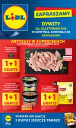 Gazetka promocyjna Lidl - Nowy Lidl w Dywitach już otwarty - Gazetka - ważna od 28.04 do 28.04.2024 - strona 1 - produkty: Gra, Herbata czarna, Lody, Lipton, Herbata, Olej, Fa