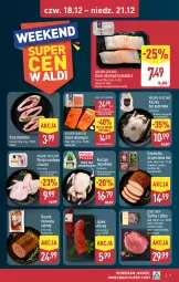 Gazetka promocyjna Aldi - Oferta weekendowa - Gazetka - ważna od 21.12 do 21.12.2025 - strona 7 - produkty: Piec, Kurczak, Polędwica, Por, Kaczka, Mięsne specjały, Karp, Golden Seafood, Szynka, Boczek, Dorsz, Mięso