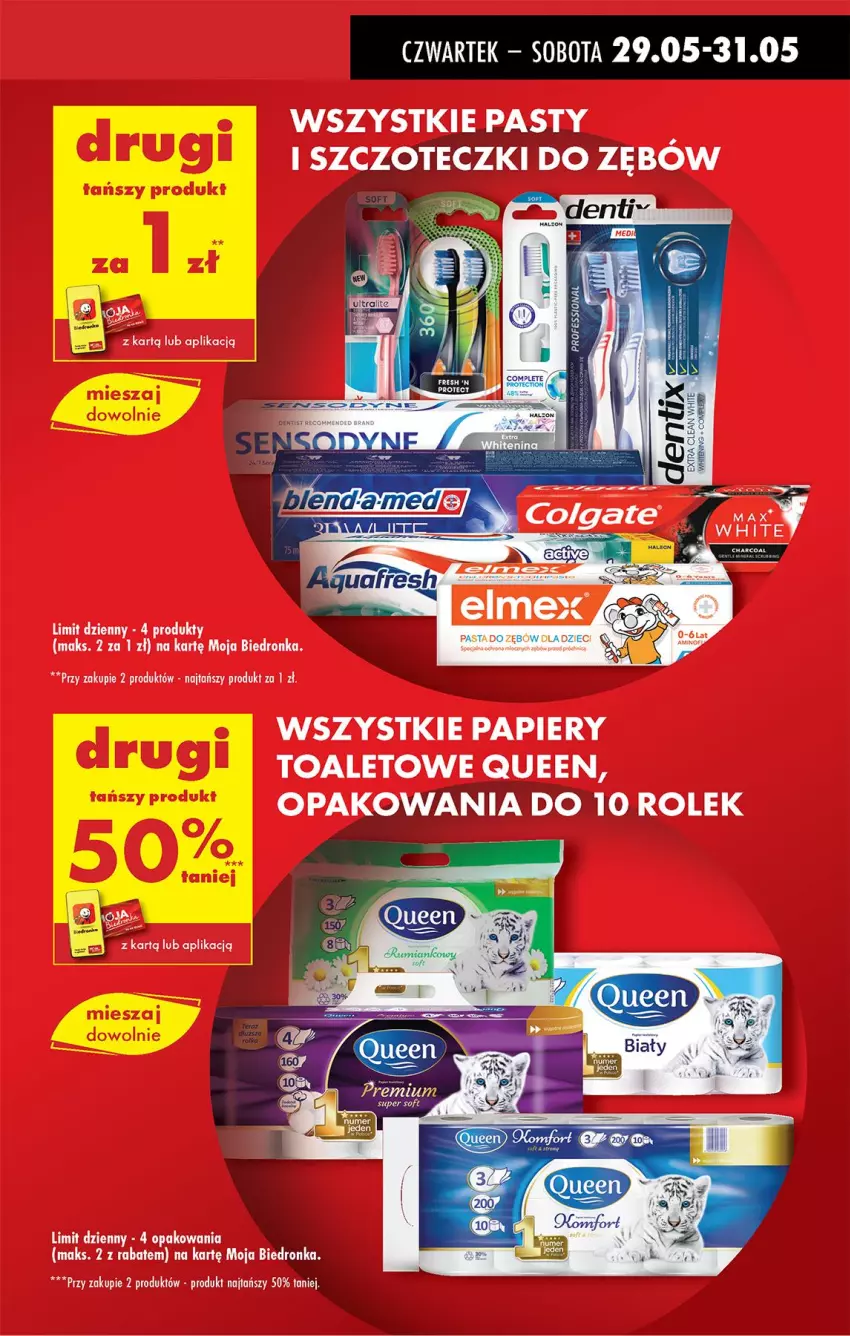 Gazetka promocyjna Biedronka - Od Czwartku - ważna 29.05 do 04.06.2025 - strona 19 - produkty: Dzieci, Papier, Pasta do zębów