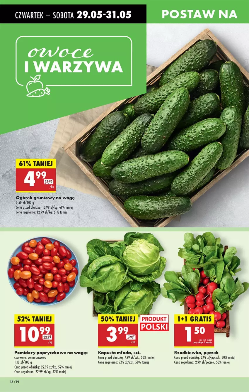 Gazetka promocyjna Biedronka - Od Czwartku - ważna 29.05 do 04.06.2025 - strona 20 - produkty: Gra, Grunt, Ogórek, Pomidory, Rzodkiewka