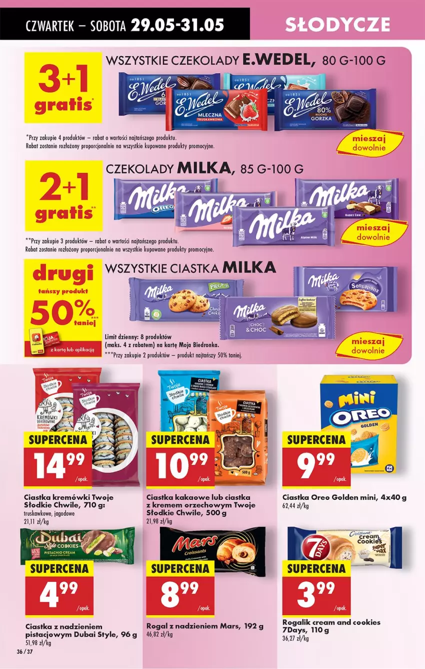 Gazetka promocyjna Biedronka - Od Czwartku - ważna 29.05 do 04.06.2025 - strona 42 - produkty: Ciastka, Kakao, Mars, Oreo, Por, Rogal