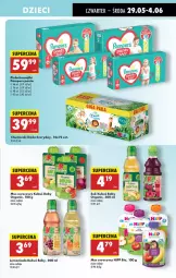 Gazetka promocyjna Biedronka - Od Czwartku - Gazetka - ważna od 04.06 do 04.06.2025 - strona 51 - produkty: HiPP, Sok, Mus, Pampers, Lemoniada, Majtki, Dada, Baby O, Chusteczki, Kubuś, Pieluchomajtki, Jabłka, Hipp Bio