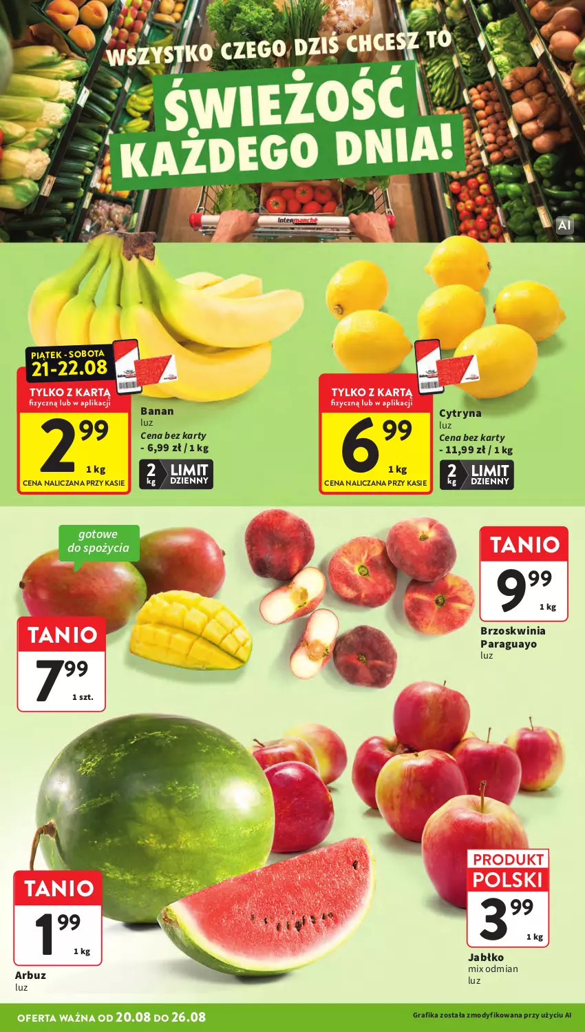 Gazetka promocyjna Intermarche - Gazetka promocyjna - ważna 20.08 do 26.08.2026 - strona 12 - produkty: Arbuz, Gra, Grafika