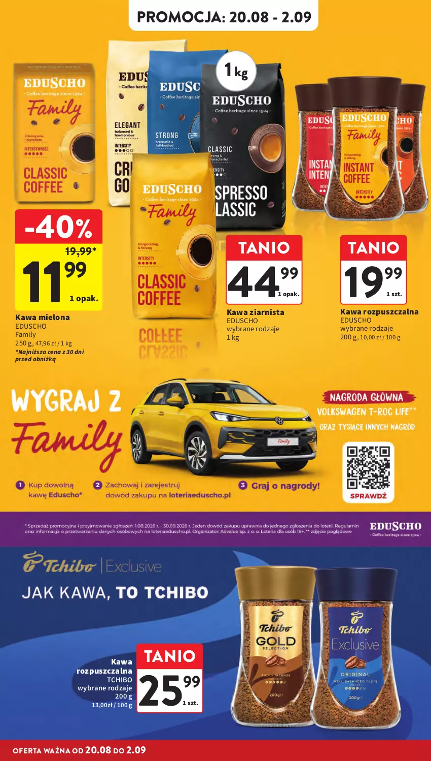 Gazetka promocyjna Intermarche - Gazetka promocyjna - ważna 20.08 do 26.08.2026 - strona 26 - produkty: Fa, Kawa, Kawa mielona, Kawa rozpuszczalna, Kawa ziarnista, Tchibo
