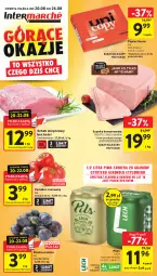 Gazetka promocyjna Intermarche - Gazetka promocyjna - Gazetka - ważna od 26.08 do 26.08.2026 - strona 1 - produkty: Piwa, Piwo, Ser, Gra, Papier, Szynka konserwowa, Szynka, Schab wieprzowy
