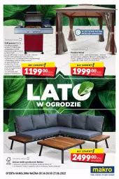 Gazetka promocyjna Makro - [Oferta specjalna] Lato w ogrodzie - Gazetka - ważna od 27.06 do 27.06.2022 - strona 1 - produkty: Por, Stolik, Sofa, Siatka, Grill, Grill gazowy, Fa