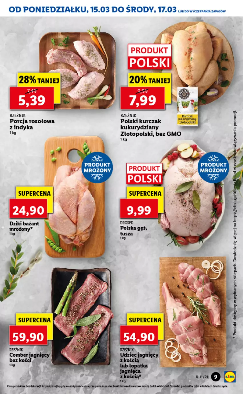 Gazetka promocyjna Lidl - GAZETKA - ważna 15.03 do 17.03.2021 - strona 9 - produkty: Kurczak, Por, Top