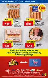 Gazetka promocyjna Lidl - GAZETKA - Gazetka - ważna od 17.03 do 17.03.2021 - strona 11 - produkty: Polędwica, Por, Parówki, PIKOK, Boczek, Kiełbasa
