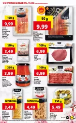 Gazetka promocyjna Lidl - GAZETKA - Gazetka - ważna od 17.03 do 17.03.2021 - strona 29 - produkty: Tortelloni, Makaron, Por, Gin, Salami, Prosciutto, Pasztet, Stek, Dulano, Szynka, Tagliatelle, Fa