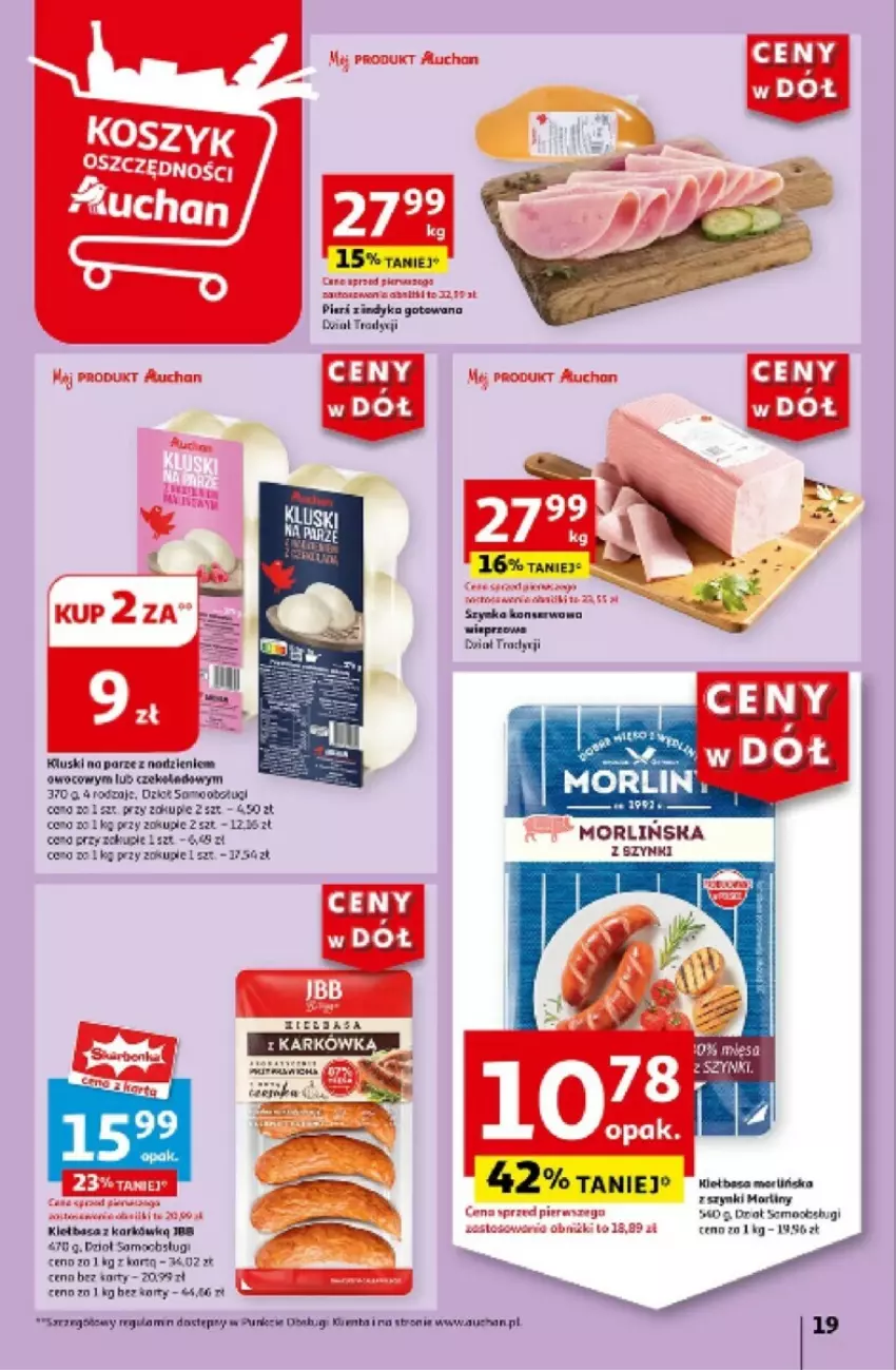 Gazetka promocyjna Auchan - ważna 06.06 do 12.06.2024 - strona 11 - produkty: Kluski na parze, Kosz