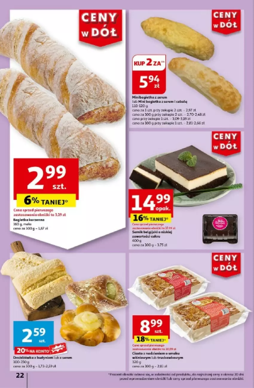 Gazetka promocyjna Auchan - ważna 06.06 do 12.06.2024 - strona 15 - produkty: Bagietka, Ser