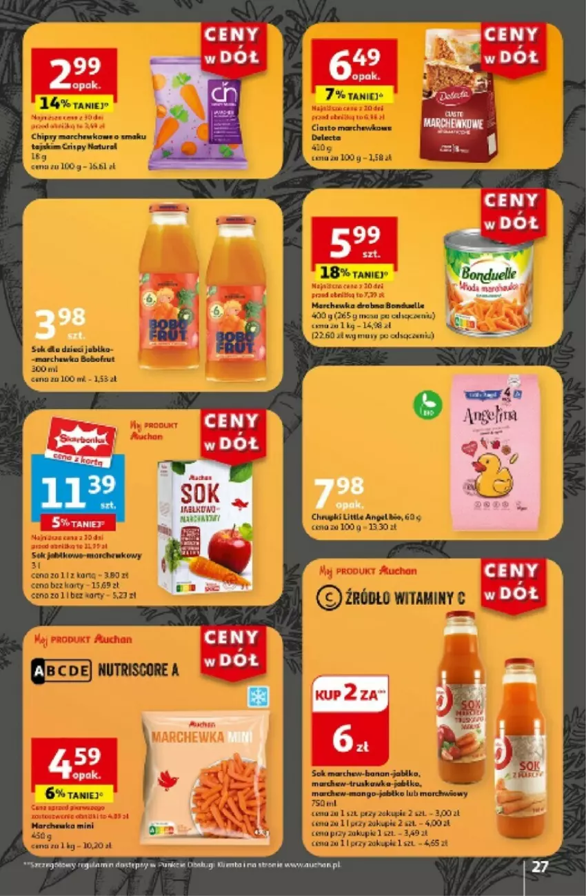Gazetka promocyjna Auchan - ważna 06.06 do 12.06.2024 - strona 20 - produkty: Sok