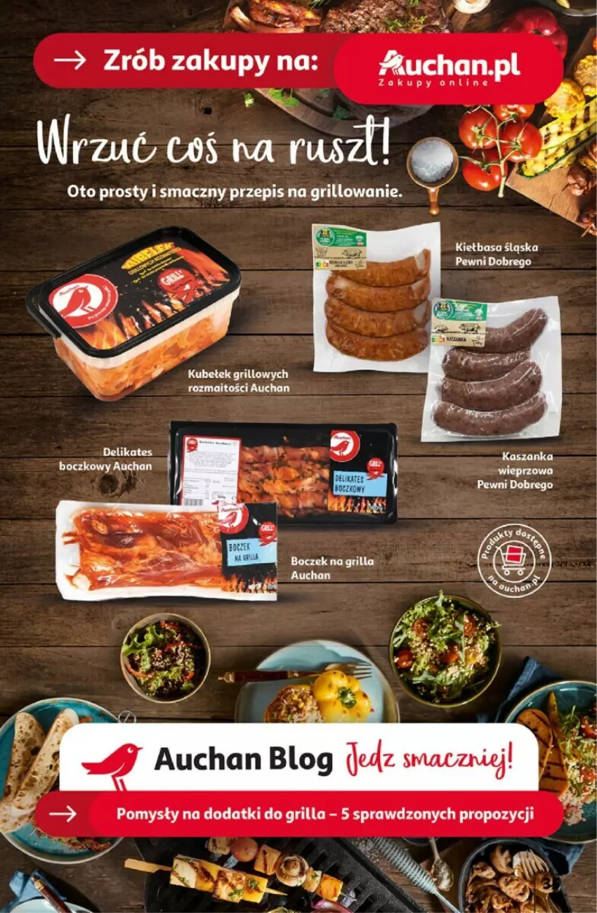 Gazetka promocyjna Auchan - ważna 06.06 do 12.06.2024 - strona 29 - produkty: Grill, Kasza, Kaszanka