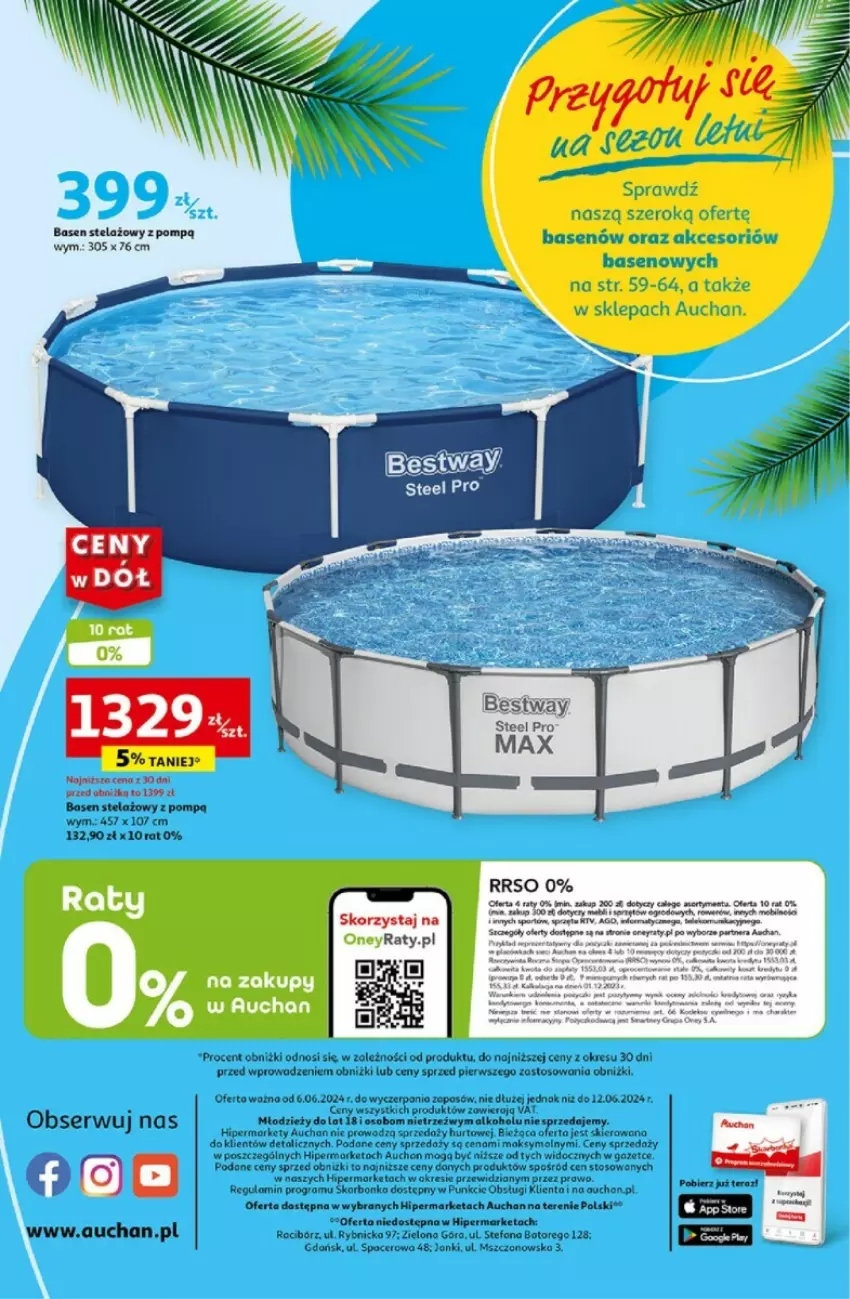 Gazetka promocyjna Auchan - ważna 06.06 do 12.06.2024 - strona 61 - produkty: Acer, Fa, Por, Rama, Rower, Ser