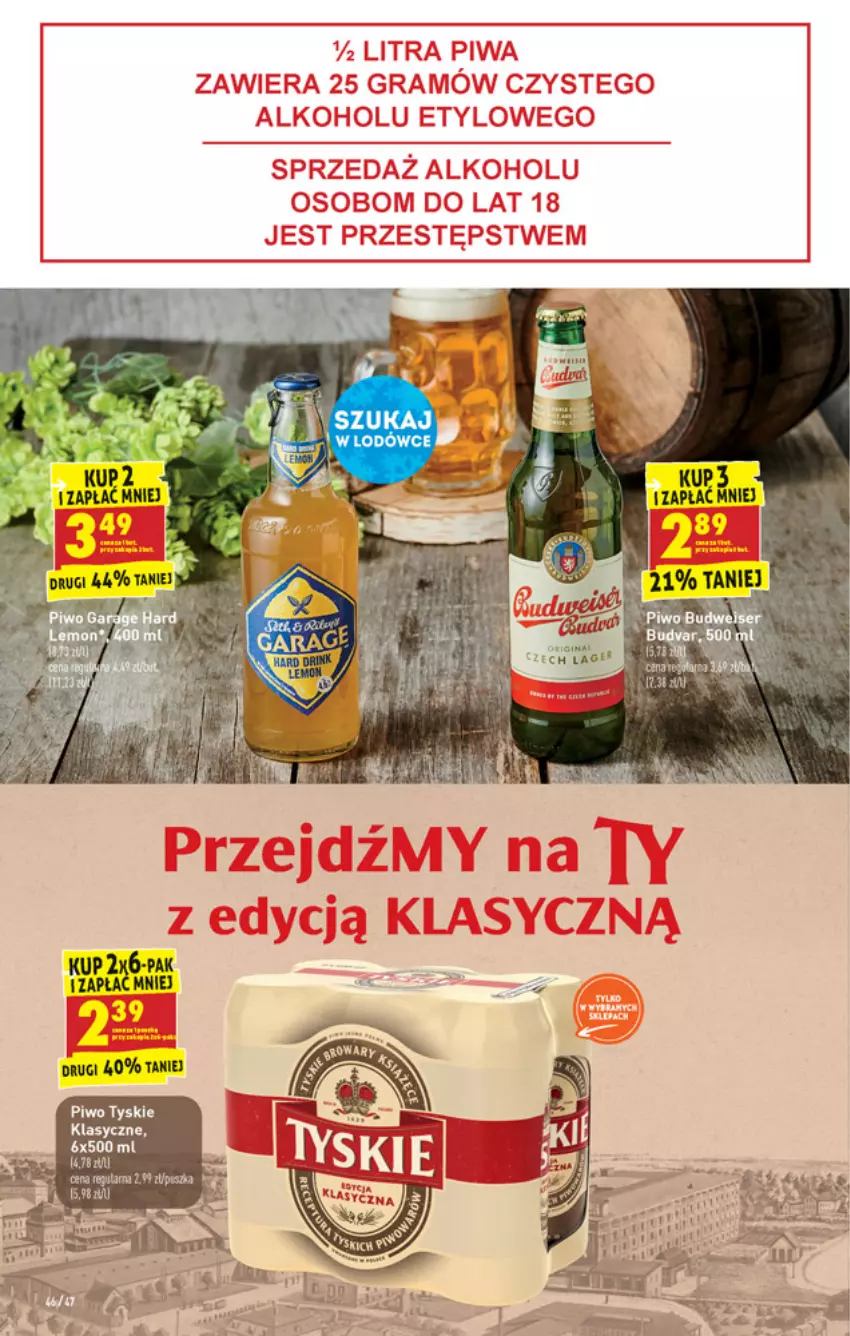 Gazetka promocyjna Biedronka - W tym tygodniu - ważna 02.11 do 06.11.2021 - strona 46 - produkty: Piwo, Tyskie