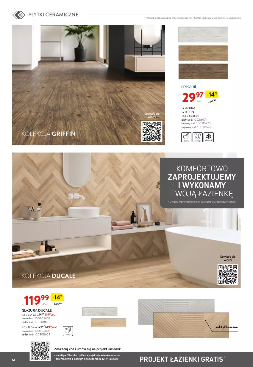 Gazetka promocyjna Komfort - Gazetka - ważna 09.02 do 15.03.2022 - strona 14 - produkty: Glazura, Gra, Gry, Lazur, Sprzedawcy, Telefon