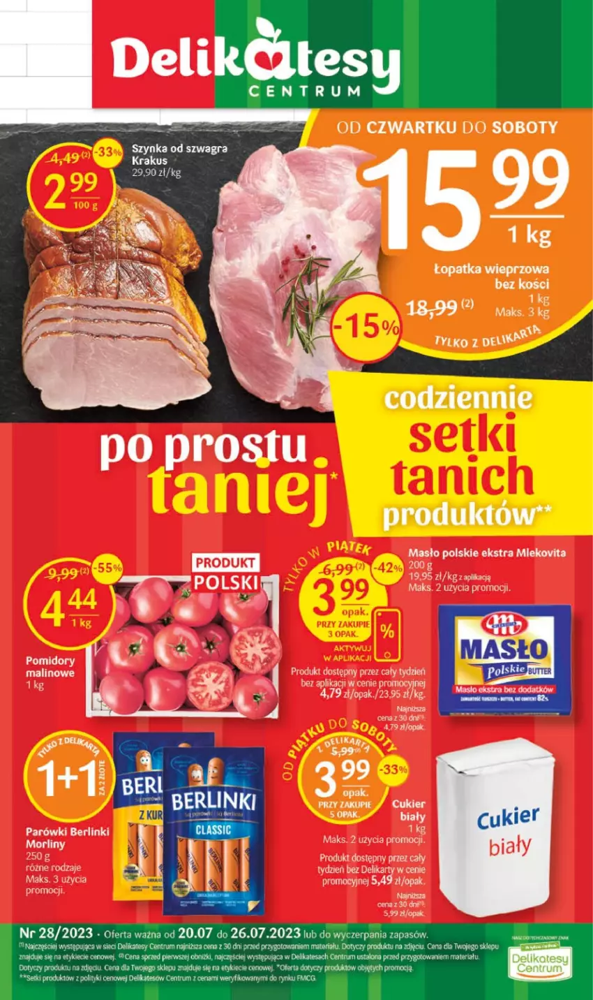 Gazetka promocyjna Delikatesy Centrum - Gazetka DC28 - ważna 20.07 do 26.07.2023 - strona 3 - produkty: Gra, Krakus, Rum, Szynka