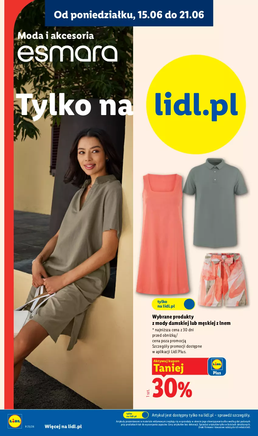 Gazetka promocyjna Lidl - Katalog ważny od 15.06 - ważna 15.06 do 20.06.2026 - strona 22 - produkty: Moda