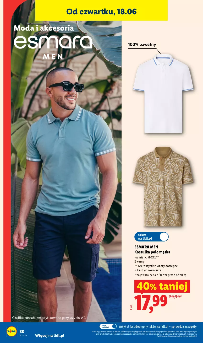 Gazetka promocyjna Lidl - Katalog ważny od 15.06 - ważna 15.06 do 20.06.2026 - strona 36 - produkty: Gra, Grafika, Kosz, Koszulka, Moda