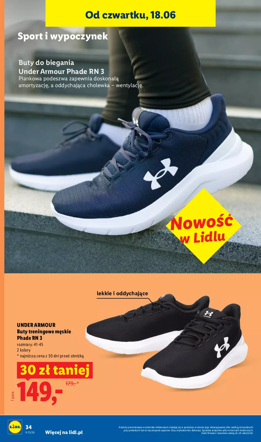 Gazetka promocyjna Lidl - Katalog ważny od 15.06 - ważna 15.06 do 20.06.2026 - strona 40 - produkty: Buty, Por, Sport