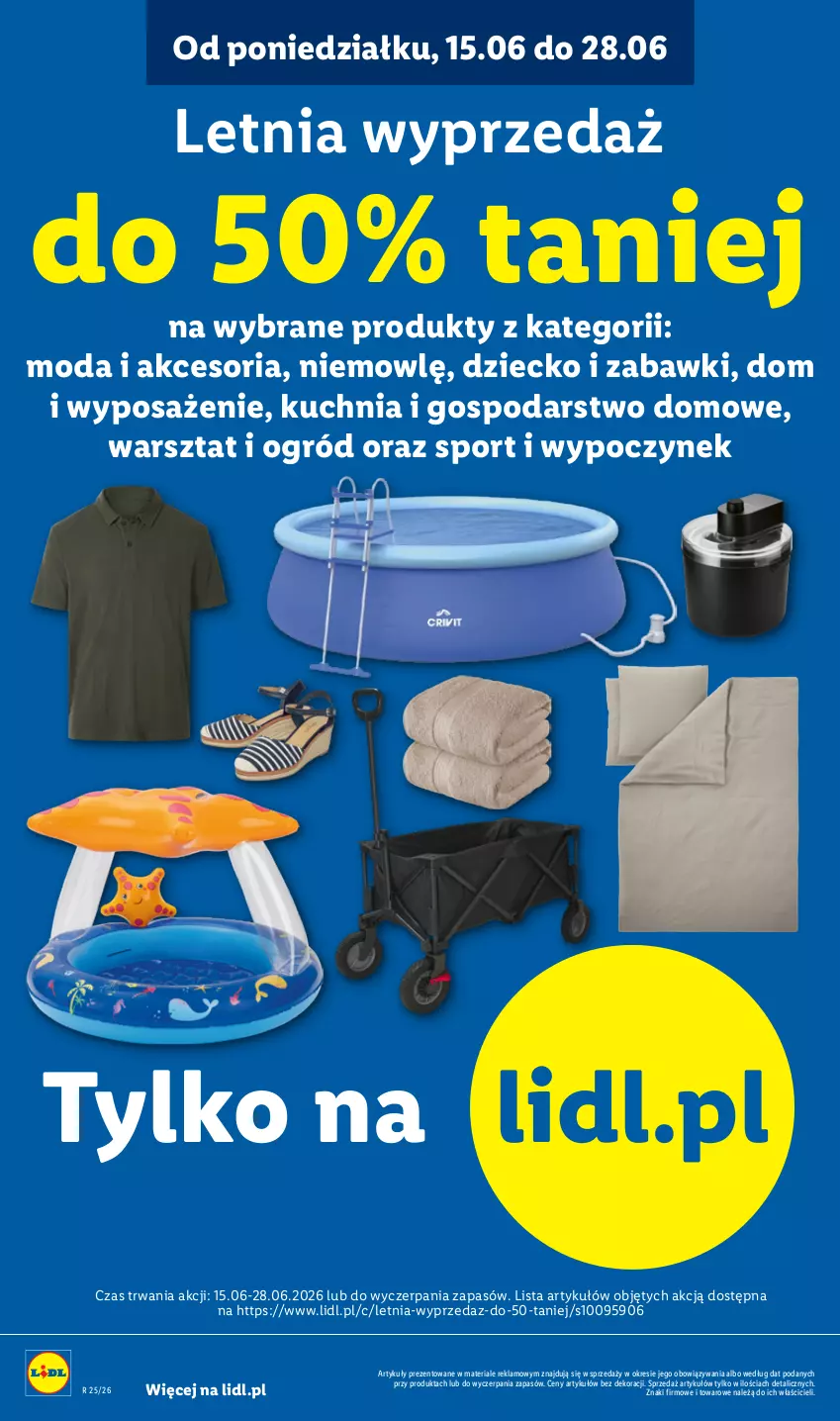Gazetka promocyjna Lidl - Katalog ważny od 15.06 - ważna 15.06 do 20.06.2026 - strona 6 - produkty: Kuchnia, Moda, Ogród, Por, Sport