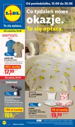 Gazetka promocyjna Lidl - Katalog ważny od 15.06 - Gazetka - ważna od 20.06 do 20.06.2026 - strona 1 - produkty: Parkside, Gra, Ivar, Pościel, Akumulatorowa wiertarkowkrętark, Pościel dwustronna, Kosz, Wiertarkowkrętarka, Koszulka, Tarka, Wkręt, Wkrętarka, Grafika, Akumulator