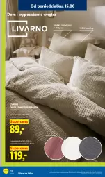 Gazetka promocyjna Lidl - Katalog ważny od 15.06 - Gazetka - ważna od 20.06 do 20.06.2026 - strona 18 - produkty: Ivar, Pościel, Poszewka