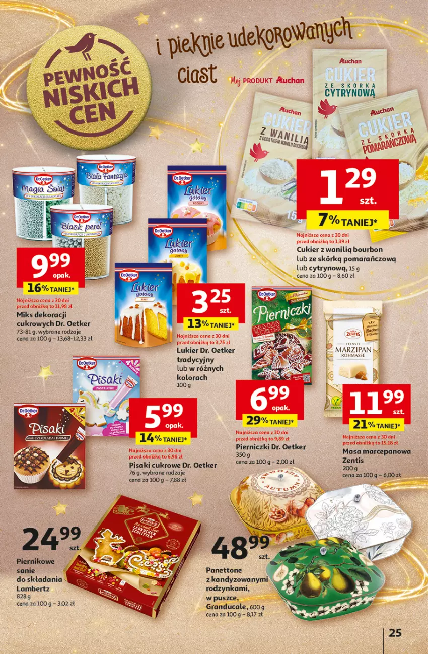 Gazetka promocyjna Auchan - Pewność Niskich Cen Hipermarket - ważna 28.11 do 04.12.2024 - strona 27 - produkty: Bourbon, Cukier, Dr. Oetker, Gra, Piernik